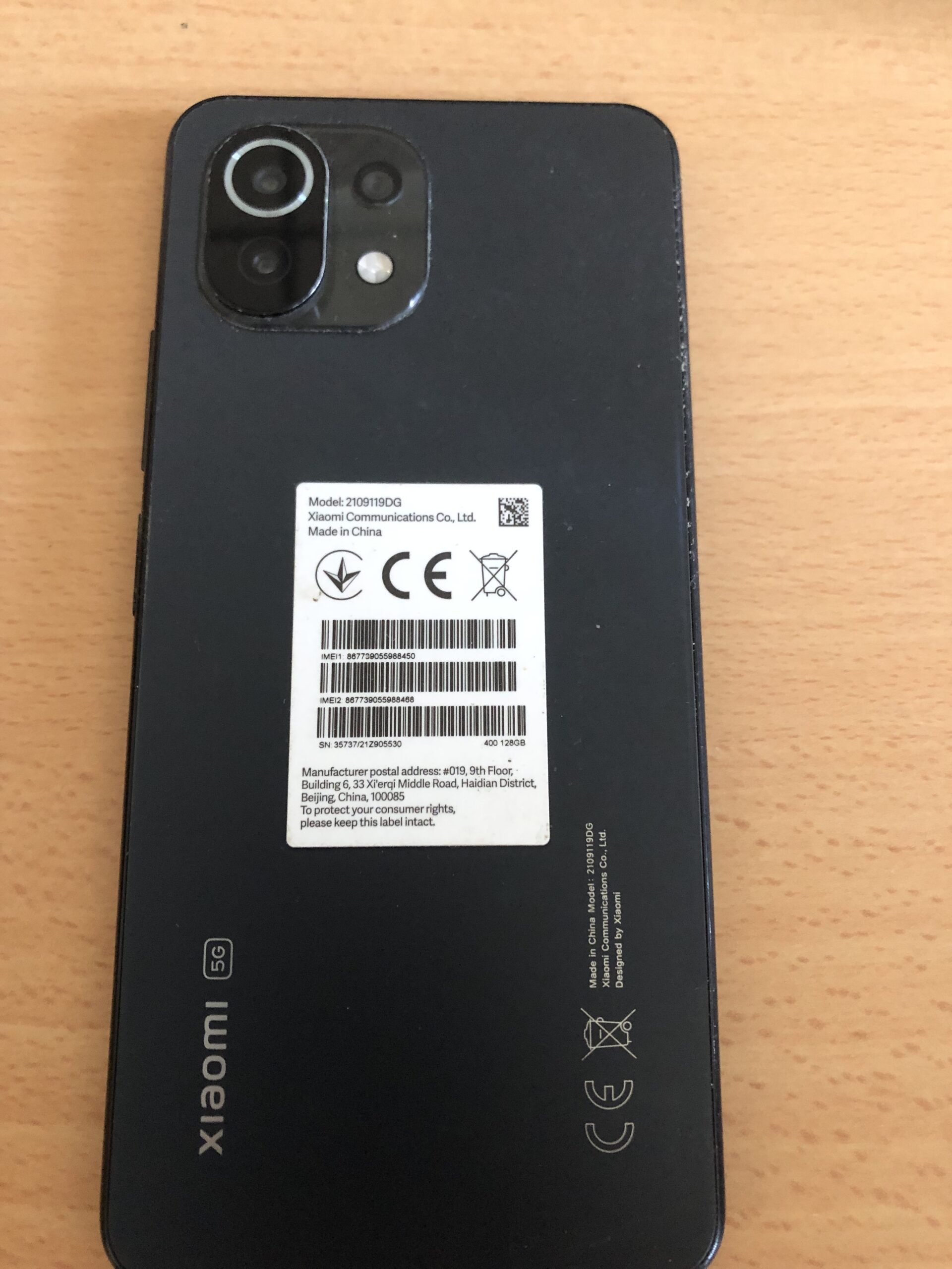 Xiaomi 11 Lite 5G NE